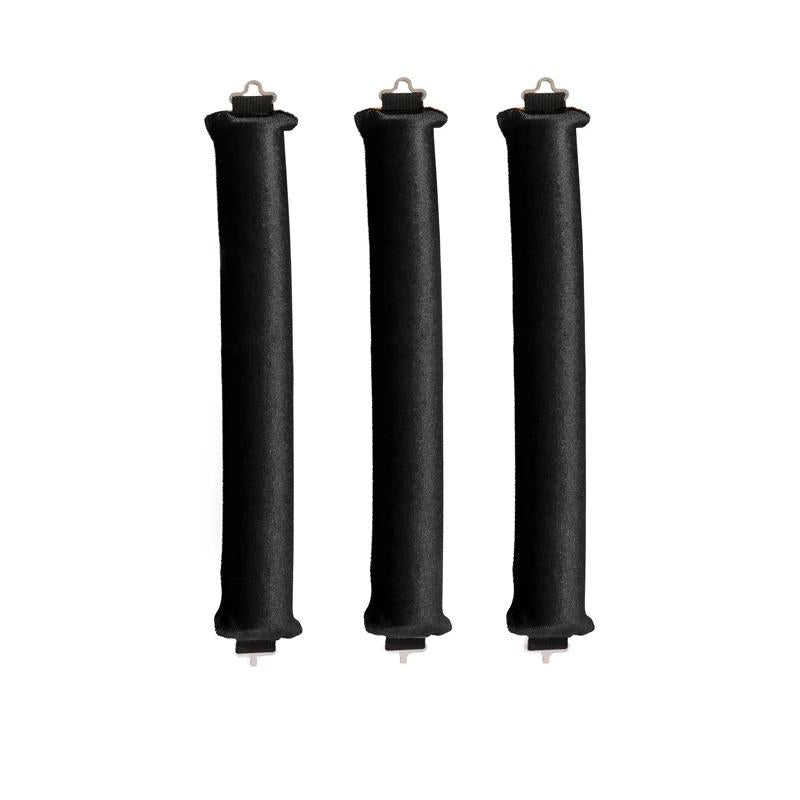 The Original Authentic Overnight Blowout Classic 3 Rod Set (Scarf NOT Included) Heatless Haircare Velvet Material Easy Hook Lock Design US Market, 3 Pcs, Preserve Blowout, No Heat Curl, Sleep