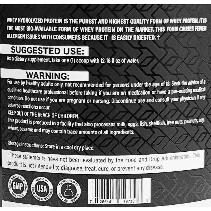 Whey Protein Isolate (Hydrolyzed)