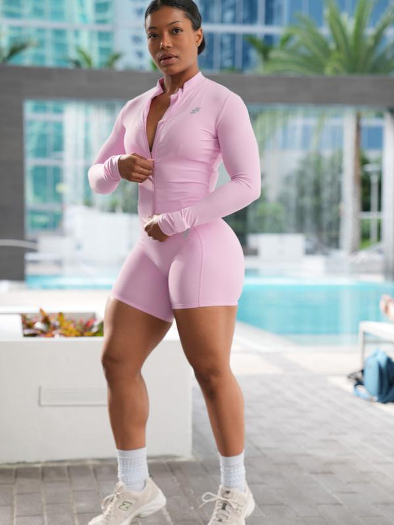 Sculpted Sports Jacket and Shorts Set