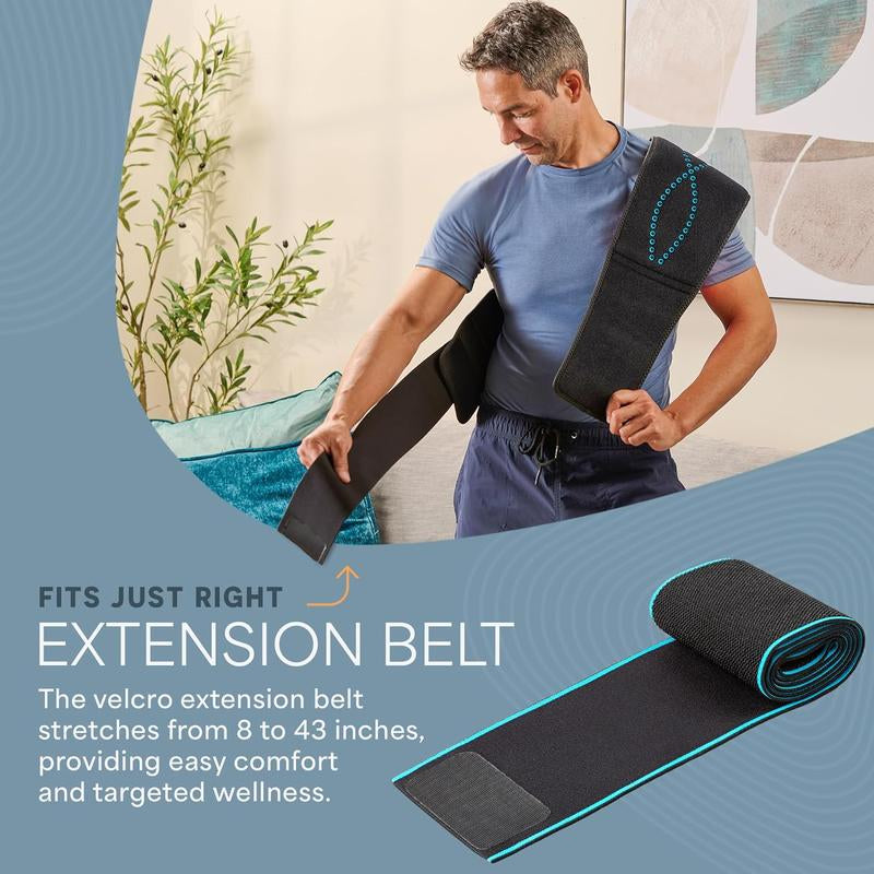Lifepro Allevared Light Therapy Belt - Lifetime Warranty - 660Nm Red + 850Nm NIR - 105 Triple LED - Skin & Muscle Support - Portable Wraparound - Remote Control