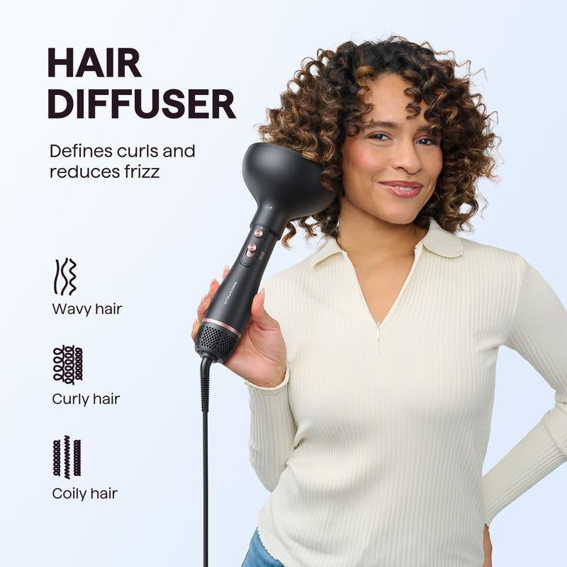 Wavytalk Air Sculpt 2-In-1 Diffuser Hair Dryer Set, Enhance Natural Curls and Reduce Frizz