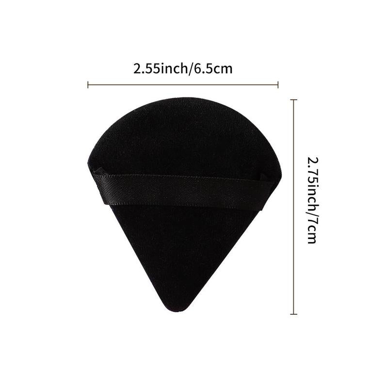 Summer Triangle Powder Puff, 10Pcs/Set Soft Makeup Foundation Sponge Puff, Makeup Tool for Blending & Facial Detailing, Makeup Accessories, Makeup Products, Powder Puff Makeup Set, Girly Room Accessories Makeup, Makeup Kit for School, Christmas Gift