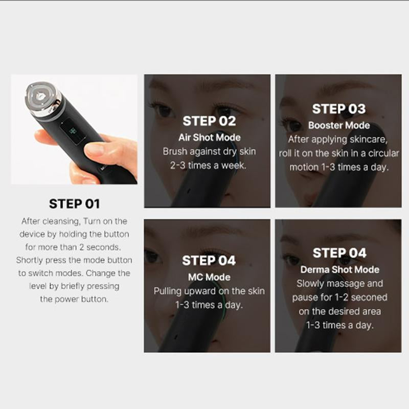 [Medicube Official] AGE-R Booster Pro - PINK (New) / Black ㅣKbeauty Viral Glass Glow Device for Glowy Glass Skin Facial Comfort
