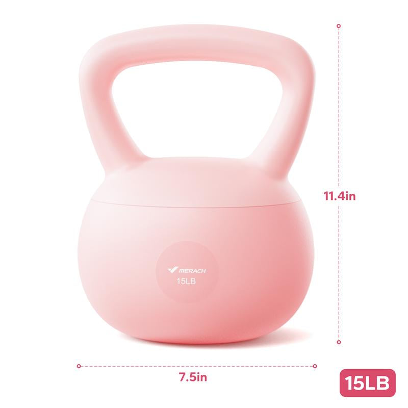 Dealsforyoudays MERACH Soft Kettlebell with Handle for Weightlifting Conditioning Strength and Core Training, Weightlifting Kettlebell for Home Gym, Fitness Equipment
