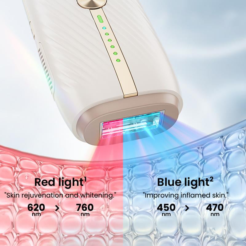 AMIRO Icesmooth At-Home Laser IPL Hair Removal Device, Safe and Painless, Gift for Women & Men