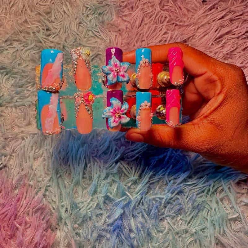 Beach Doll Paradise Press on Nails