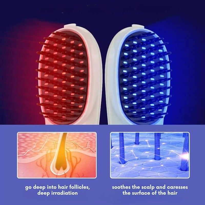 Electric Scalp Massager & Hairbrush for Hair Growth – Rechargeable, Head Scrubber, Cordless Handheld Massager Ideal for Hair Repair, Stress Relief