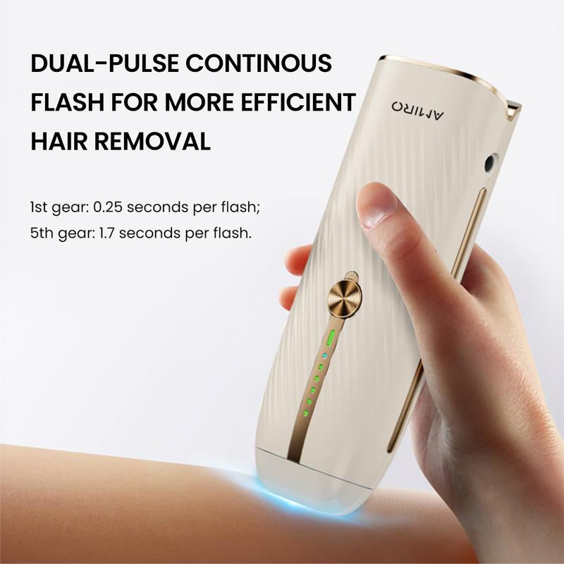 AMIRO Icesmooth At-Home Laser IPL Hair Removal Device, Safe and Painless, Gift for Women & Men