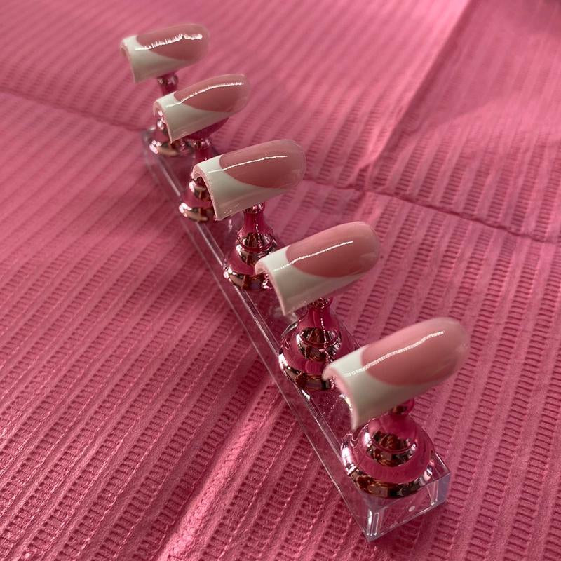 French Tip Acrylic Press Ons