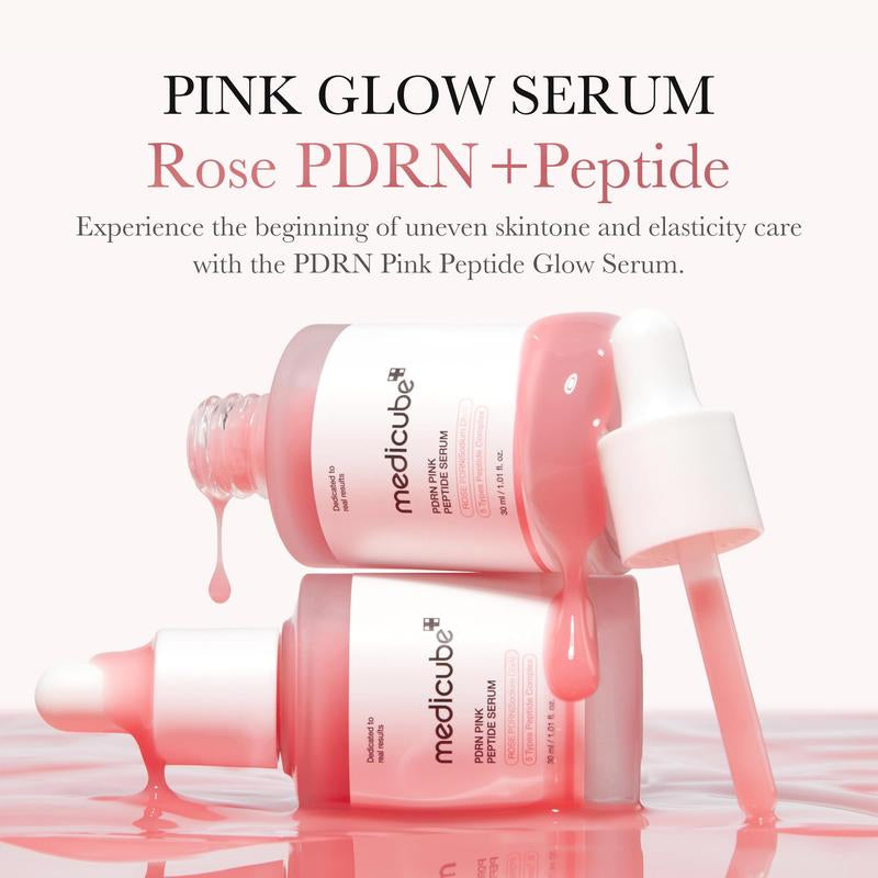 [Medicube Official] Pink Glass Glow Routine SetㅣK-Beauty Viral Glass Glow Device, PDRN Pink Peptide Toner, PDRN Pink Peptide Serum, Collagen Repair