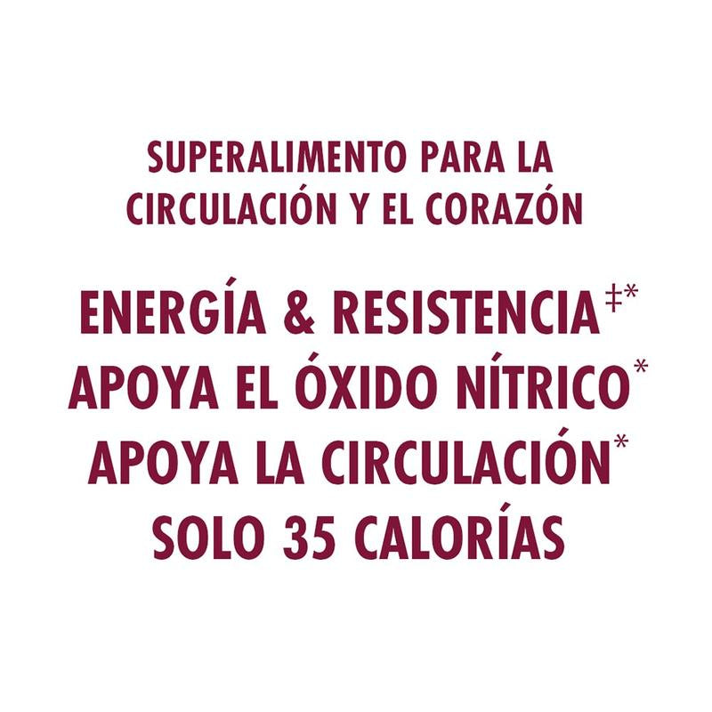 Santo Remedio Circulacion Plus, Nutritional Supplement, Beets Extract, Superfood for Circulation and Heart, Energy & Stamina, Supports Nitric Oxide and Circulation, Cherry Flavor, 30 Servings, Vegan