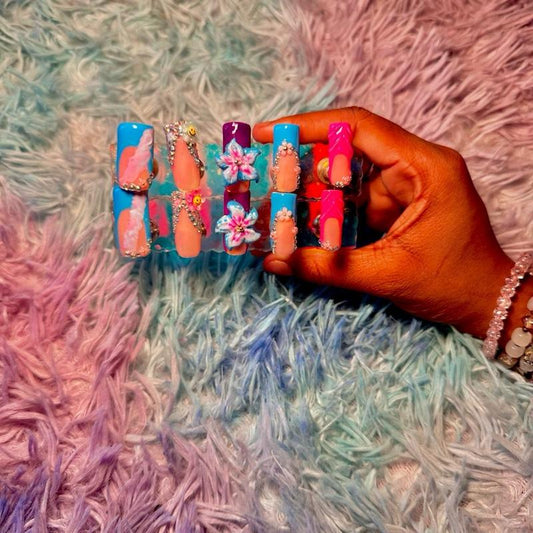 Beach Doll Paradise Press on Nails