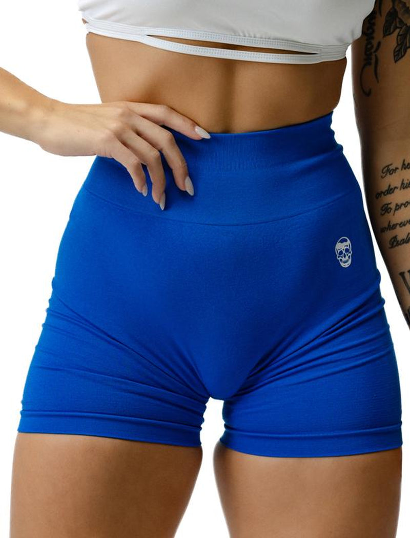 Gymreapers 3 Pack Infinity Seamless Scrunch Shorts for Women Moisture Wicking Breathable Workout Shorts with Diamond Gusset Crotch No Front Seam High Waist Two Tier Waistband Squat Proof Compression Fit Gym Yoga Training Athletic Activewear