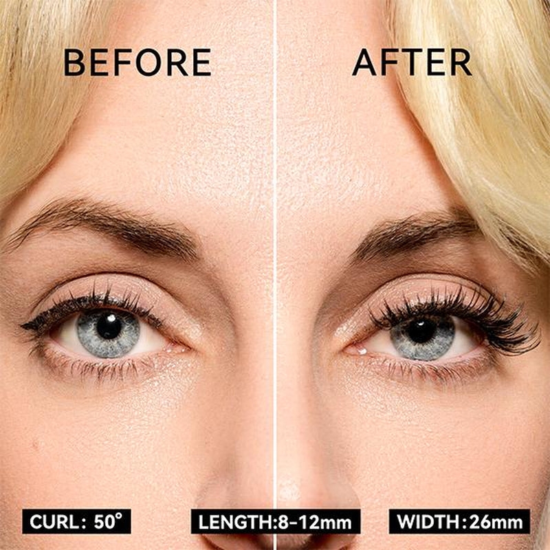 Lafabs Soft Magnetic Eyelashes, Cosmetic Eyelash Extension with Applicator, Twin Lashes, No Glue & No Liner Needed, Reusable, Waterproof, Natural Look Lashes Makeup Eyelashes Extensions