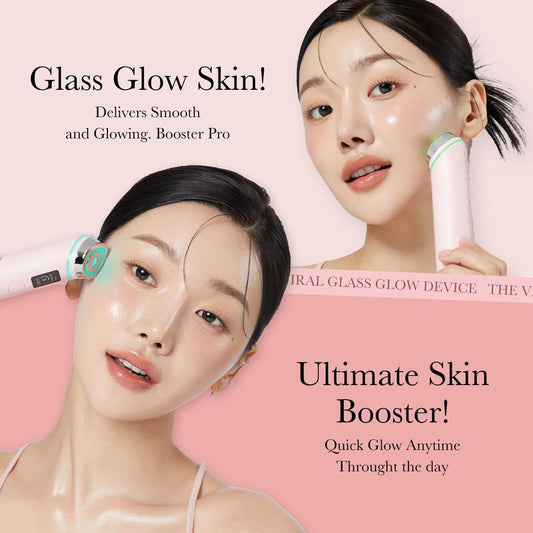 [Medicube Official] Pink Glass Glow Routine SetㅣK-Beauty Viral Glass Glow Device, PDRN Pink Peptide Toner, PDRN Pink Peptide Serum, Collagen Repair